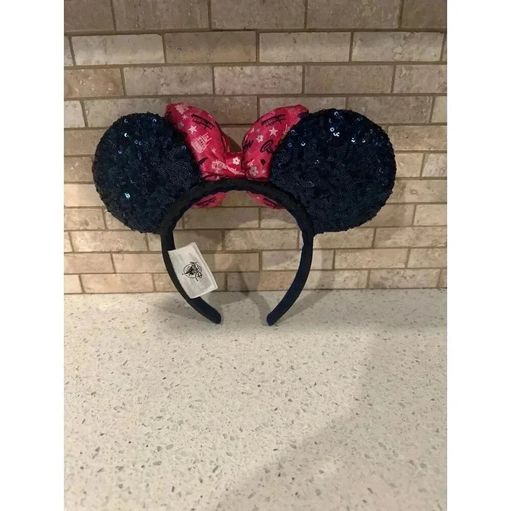 Disney Parks Minnie Mouse Ears - Sequins Blue‎ Pink 2019 124